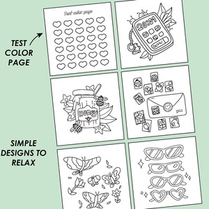 Cosy Coloring Page, 10 Cute Coloring Pages for Kids and Adults, PDF ...