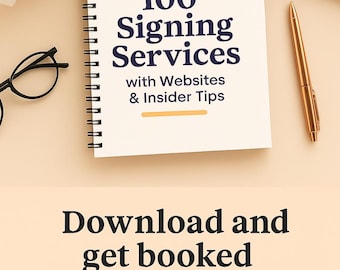 100 Signing Services List | Notary and Loan Signing Agent Business Resource | Websites + Insider Tips