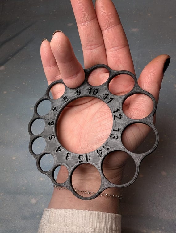 Ring Sizer Tool – Accurate Finger Size Measurement from 3 to 15