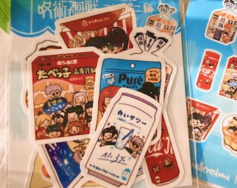 Paquete de pegatinas de anime jjk