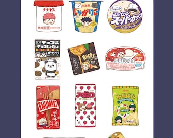 Paquete de pegatinas de anime jjk