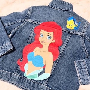 Ariel Painted Jacket - Etsy