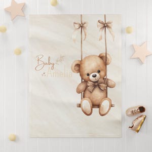 Personalized cuddle blanket for babies