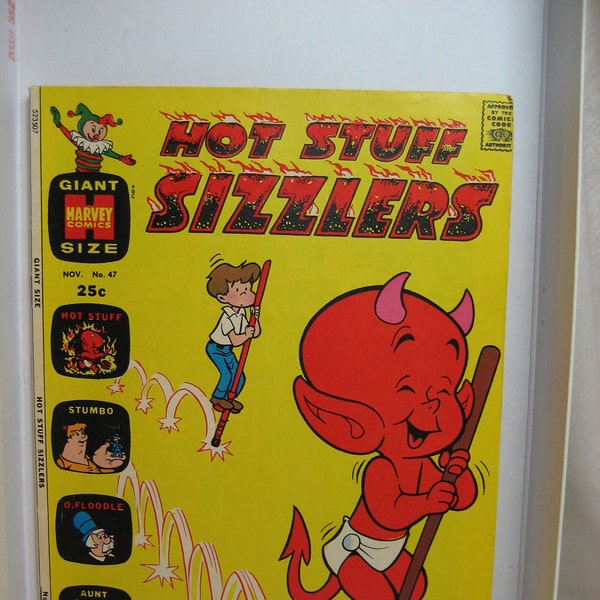 Comic Book - Hot Stuff - Sizzlers #47 VG 1971 - Harvey Comics - Giant Comic Books - Original Owner - Old Comics