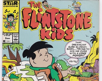 Adorable Flinstone Kids Comic - Marvel Comic Book Star Comics - Volume 1  No 3