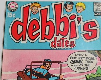 Vintage Comic Books - Debbi's Dates  No 6 - 1970  - DC Comics - Superman Icon