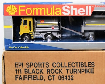 Formula Shell Oil Company Die Cast Tanker Truck Limited Edition Collectible Toy Truck NRFB