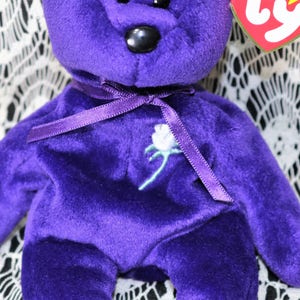 Ty Beanie Baby Princess Diana Memorial Bear Retired Ty Beanie Babies image 4