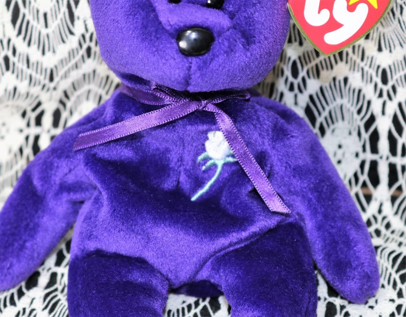 Ty Beanie Baby Princess Diana Memorial Bear Retired Ty Beanie Babies image 4