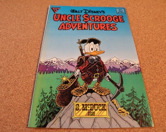 Gladstone Comics Uncle Scrooge Adventures - Walt Disney's #5 - June 1988 ~ Last Sled To Dawson