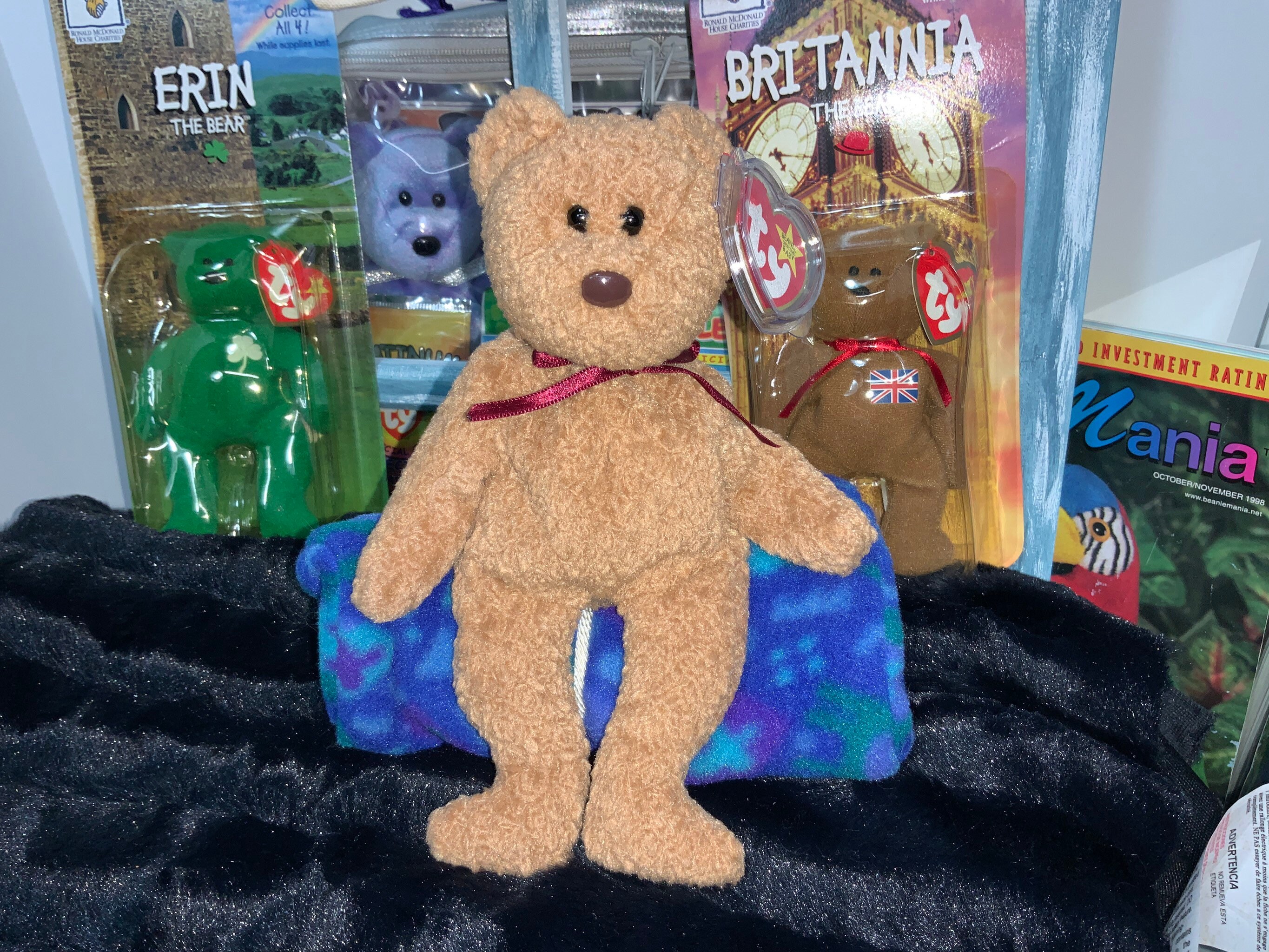 curly beanie baby 1996 value