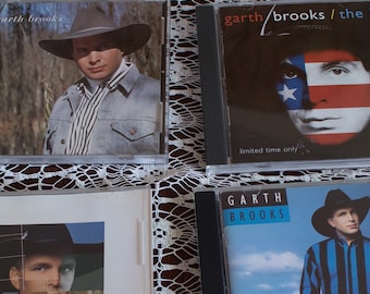 Garth Brooks CD Collection - 4 CDs - The Hits - Ropin The Wind - Garth Brooks - The Collection