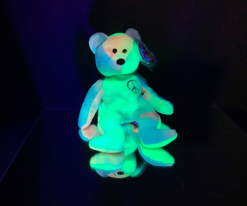 beanie babies tie dye bear