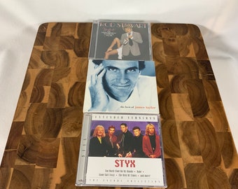 Pick A Vintage CD ~ Rod Stewart - Stardust ~ Styx - Extended Versions ~ James Tayler - the best of