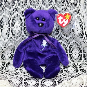 Ty Beanie Baby Princess Diana Memorial Bear Retired Ty Beanie Babies image 1