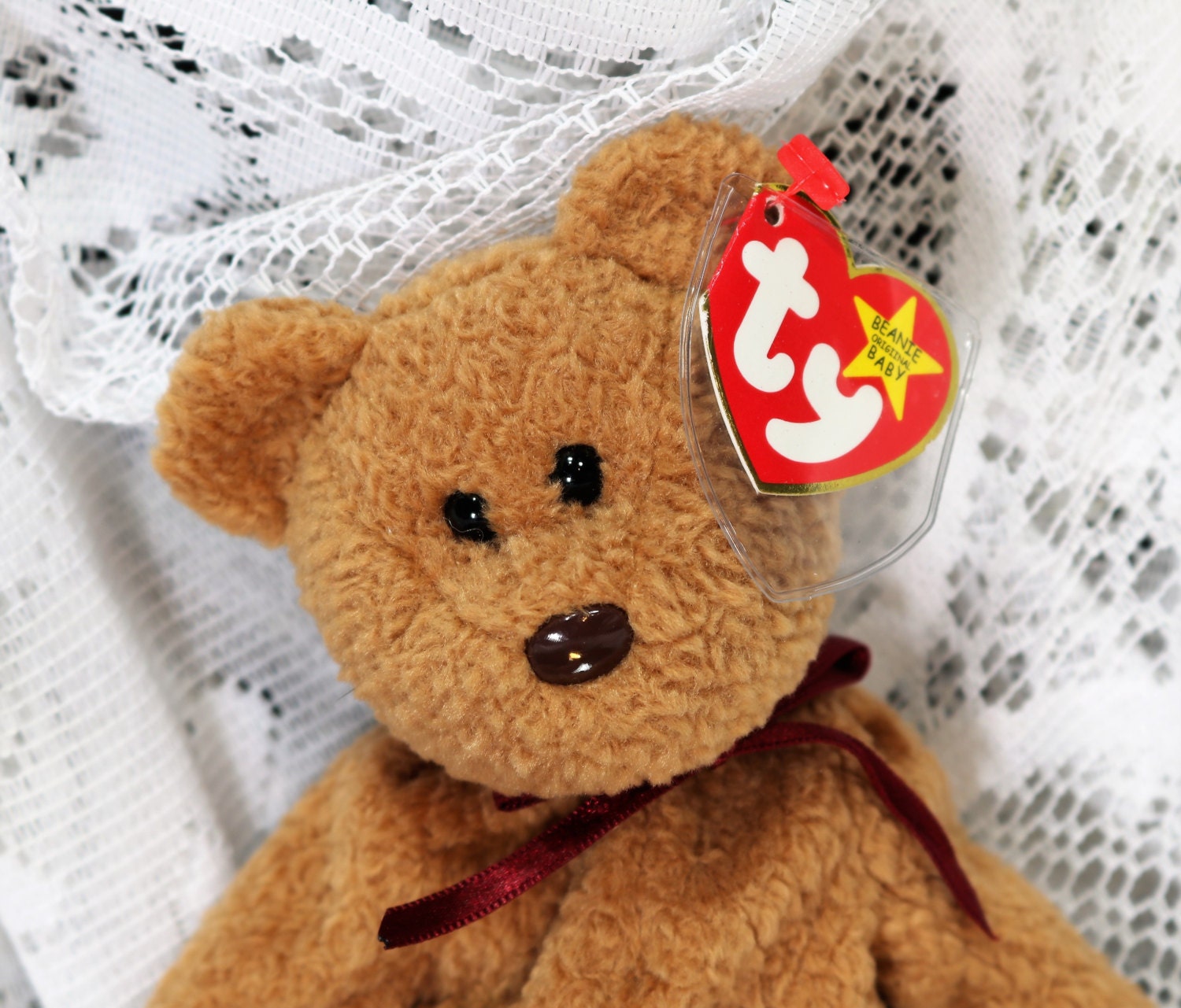 1996 Vintage Beanie Babies Curly With Tag Errors and Etsy