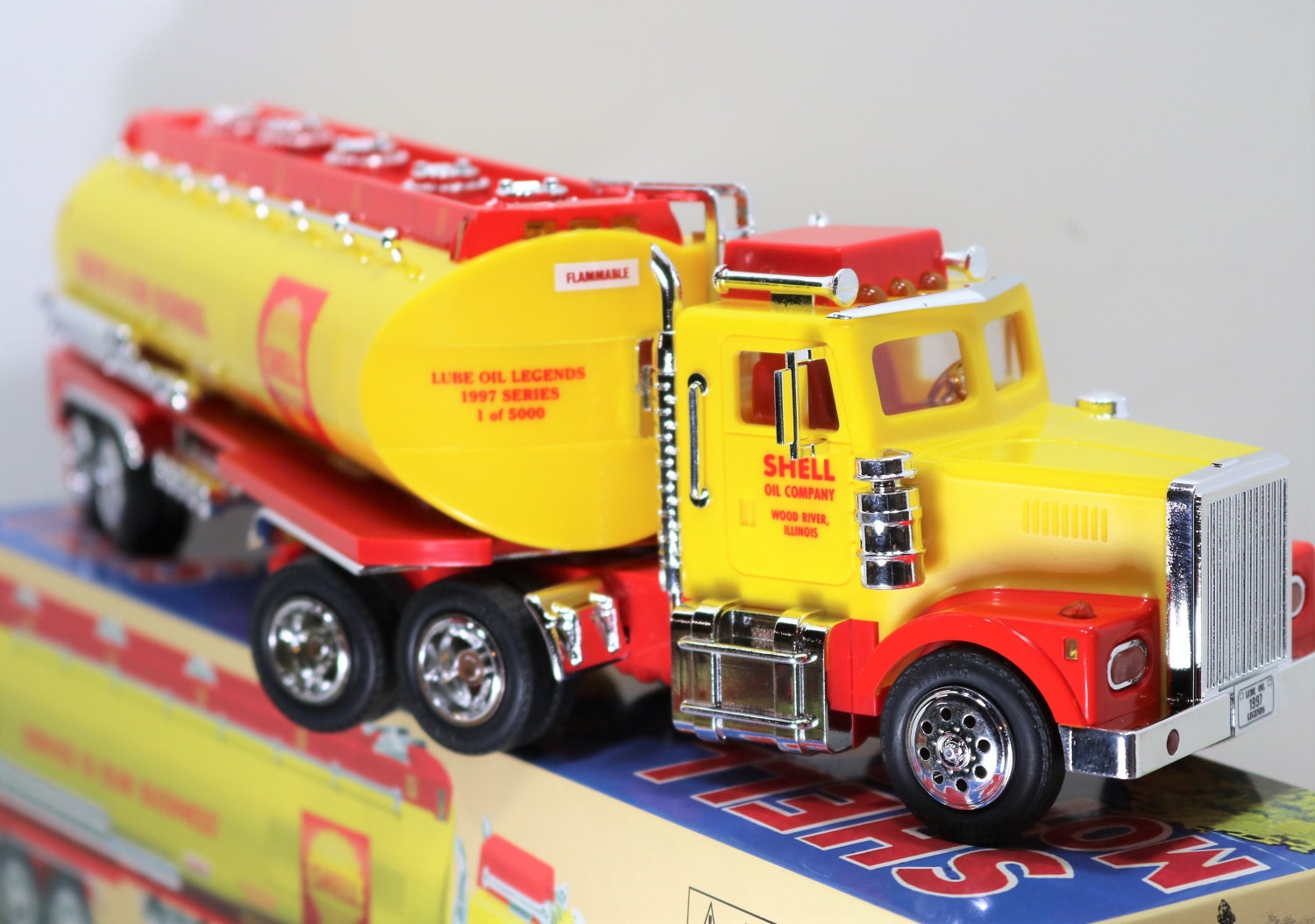 1997 Vintage Toy Truck Lube Oil Legends 2 Shell Oil Tanker Etsy