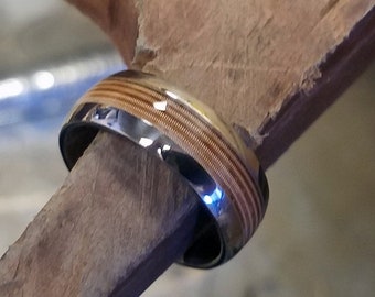 Anillos de cuerdas de guitarra de titanio, hechos a medida en EE. UU., bajo pedido, entrega rápida.