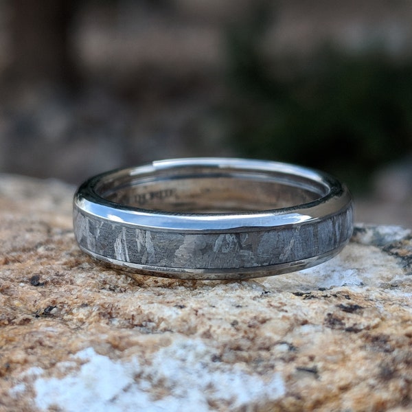 Meteorite Ring - Etsy