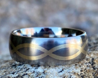 Wedding Band Infinity Wedding Rings Custom Mens Wedding Bands