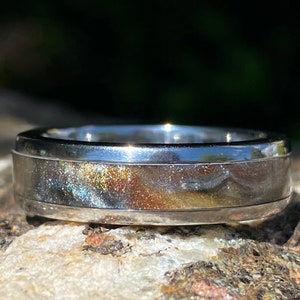 Titanium Ring DiamondCast Ring Black Wedding Band Custom
