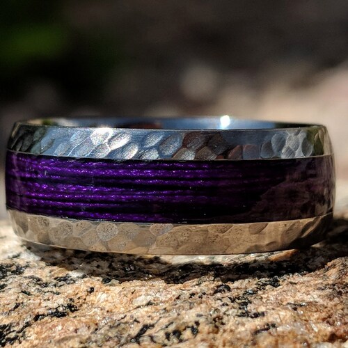 Titanium Fishing Line Ring Custom Made Bands Fly Fishing USA Etsy