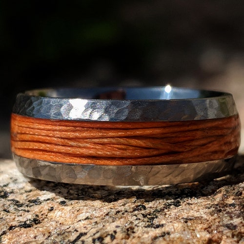Titanium Fishing Line Ring Custom Made Bands Fly Fishing USA Etsy