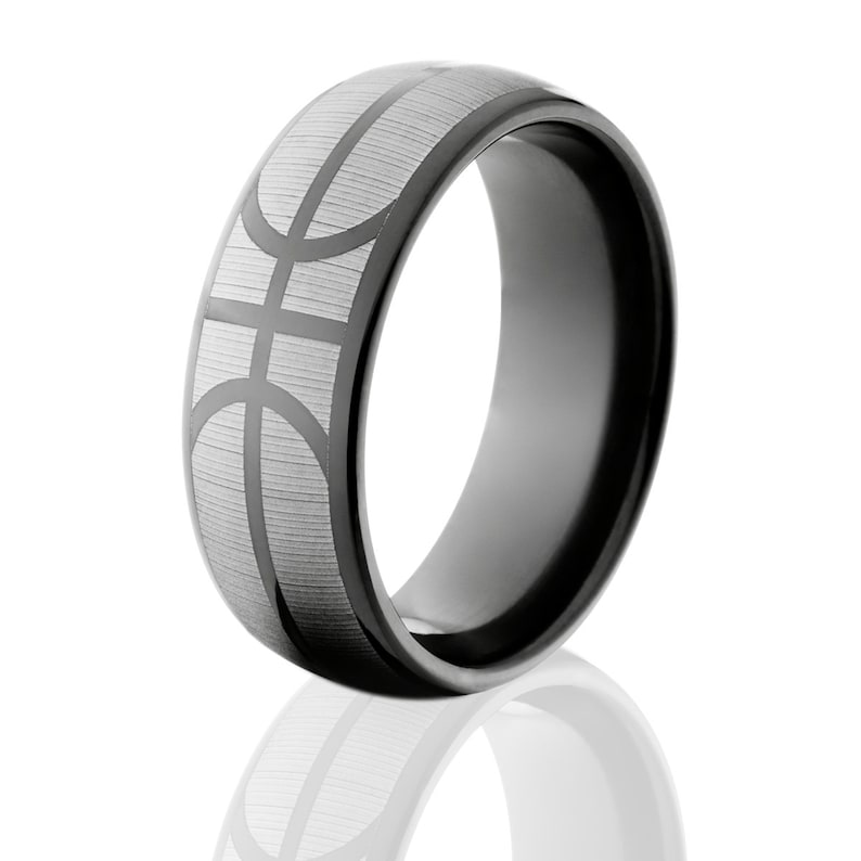 Sports Ring Basketball Ring Basketball Band Sports Gift Black Etsy