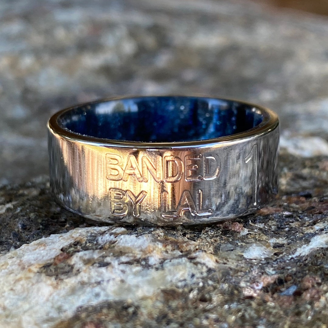 Laser Engraving Duck Engraved Wedding Band Personalized Duck Band
