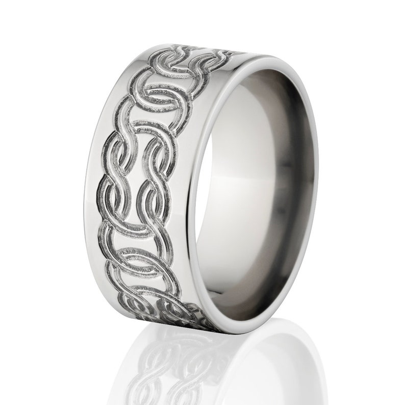 Cobalt Ring Celtic Ring Cobalt Chrome Wedding Band Custom | Etsy