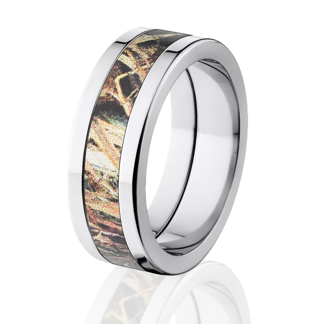 Buy Groove Life Mossy Oak Camo Silicone Ring Breathable Rubber Wedding Rings  for Men, Lifetime Coverage, Unique Design, Comfort Fit Ring Online at  desertcartKUWAIT