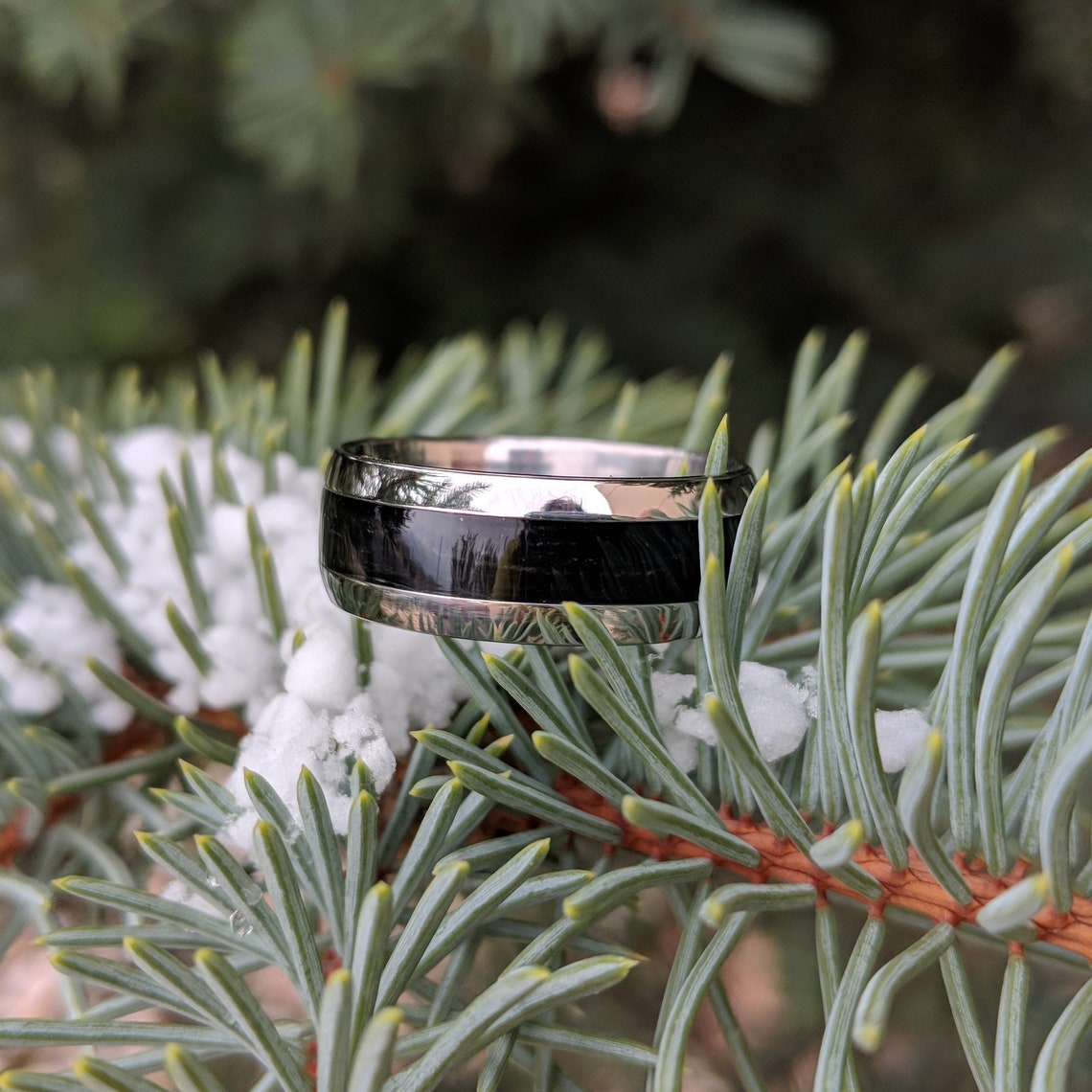 Titanium Fishing Line Ring Custom Made Bands Fly Fishing USA Etsy