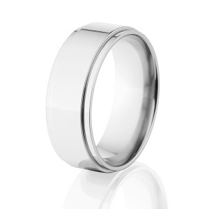 Wedding Band Dura Cobalt Alternative Metal Size 10 8mm Wide Etched Design. Etsy