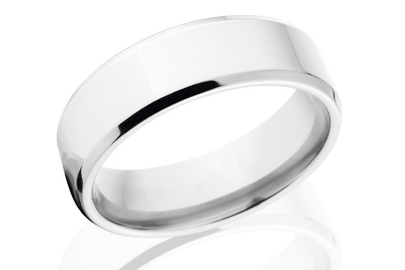 Custom Cobalt Ring 7mm Cobalt Wedding Band Premium Crafted Etsy