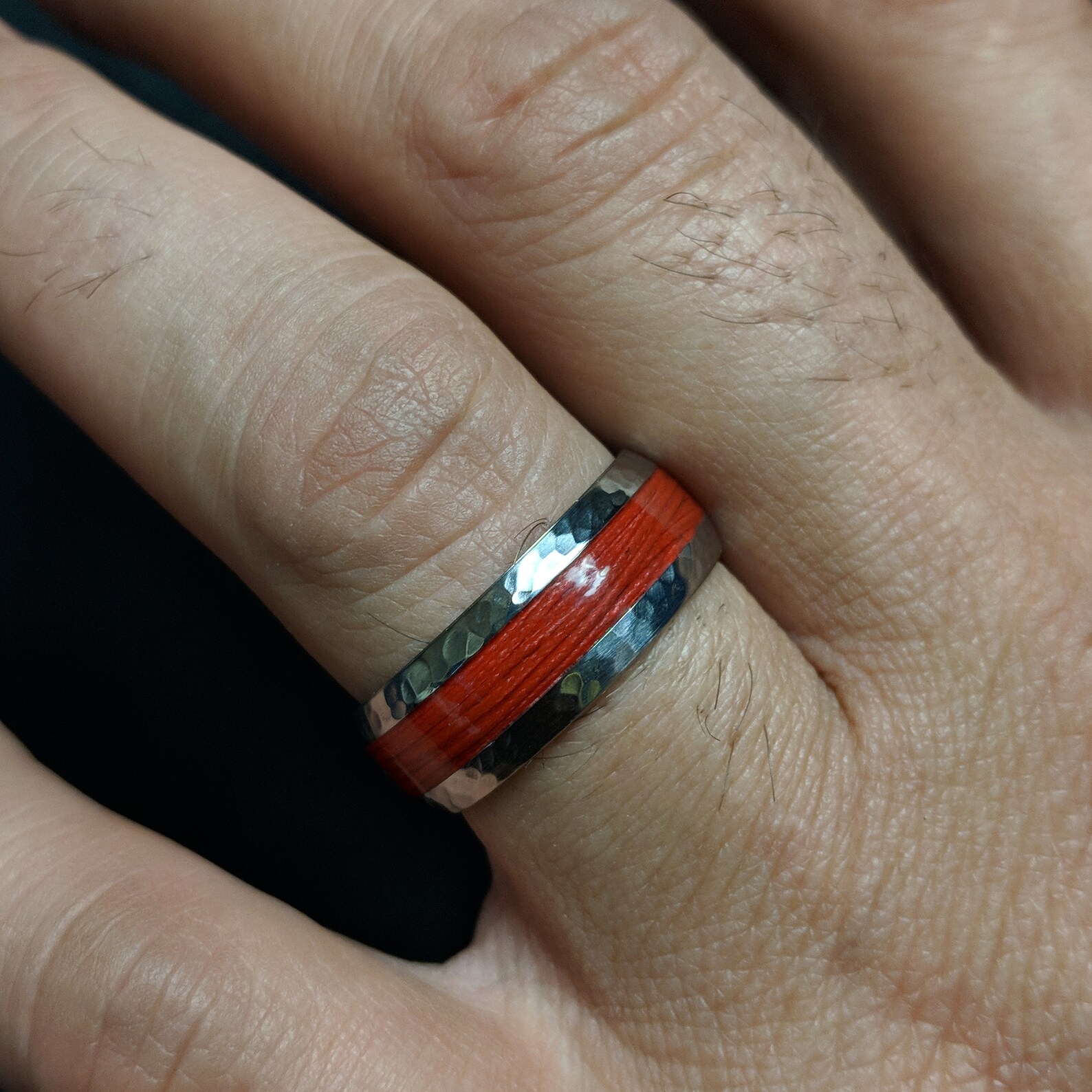 Titanium Fishing Line Ring Custom Made Bands Fly Fishing USA Etsy