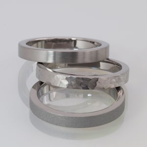 Stapelbare Ringe nach Maß, bequeme Passform, geschliffenes Finish: 3FSND-2FSND-3FSND
