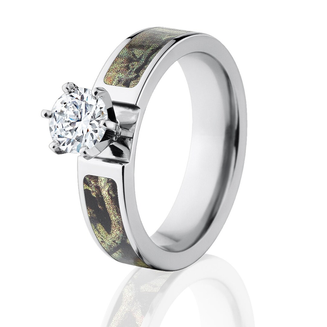 Camo Rings Mossy Oak Break up Infinity Camo Rings, Camouflage Engagement Rings ...