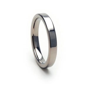 Neuer 3 mm Breiter Comfort Fit Titanring