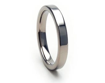 New 3mm Wide Comfort Fit Titanium Ring