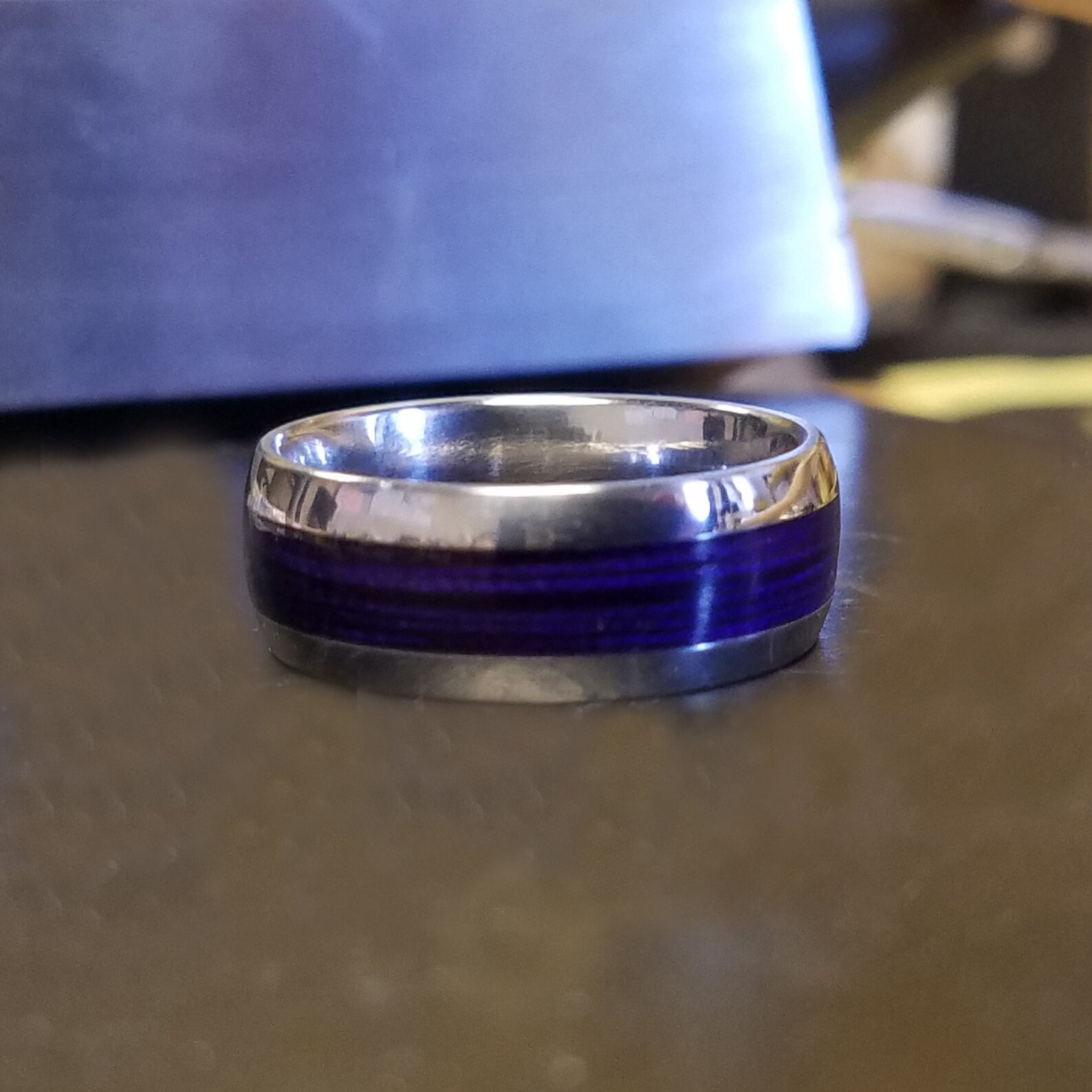 Titanium Fishing Line Ring Custom Made Bands Fly Fishing USA Etsy