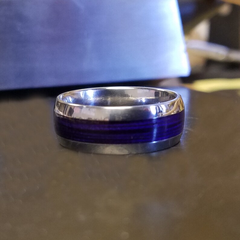 Titanium Fishing Line Ring Custom Made Bands Fly Fishing USA Etsy