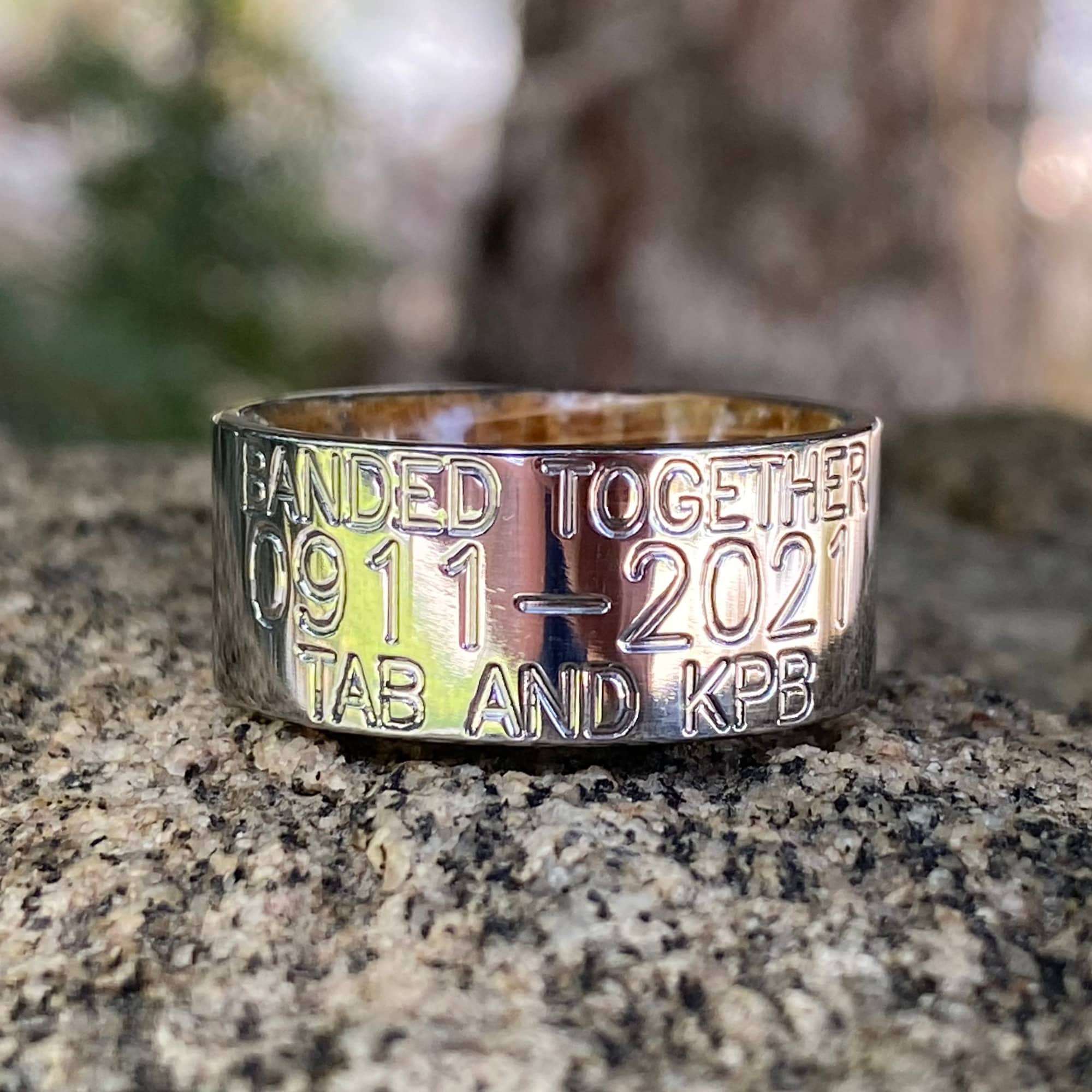 Goose band store wedding rings