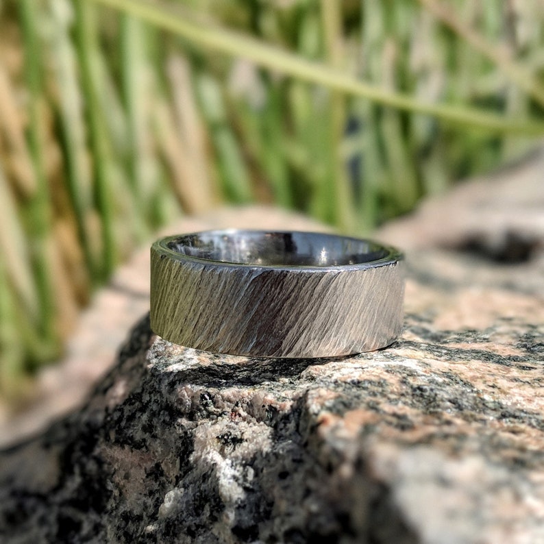 Mens Wedding Bands Cobalt Ring Cobalt Chrome Wedding Rings Comfort Fit Bands USA Made