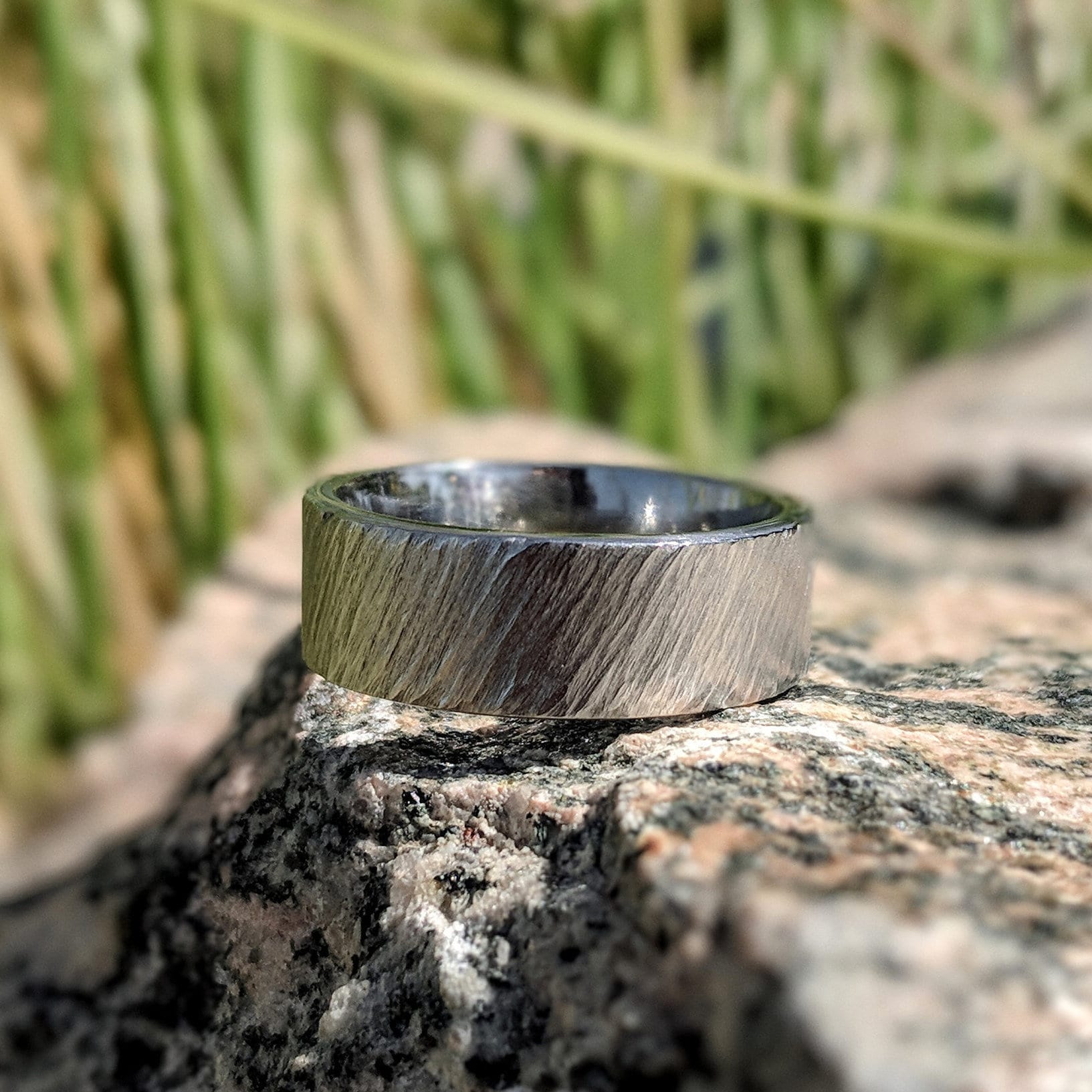 Mens wedding deals ring that shatters