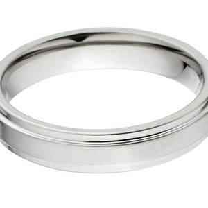 New 4mm Comfort Fit, Custom Titanium Ring 4RC-B image 3