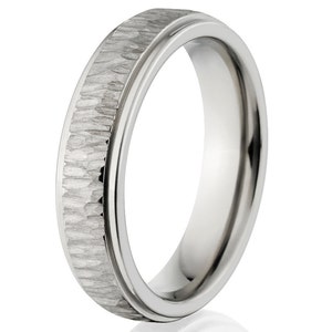 New 5mm Wide Comfort Fit Titanium Ring - 5HRRC-TBP