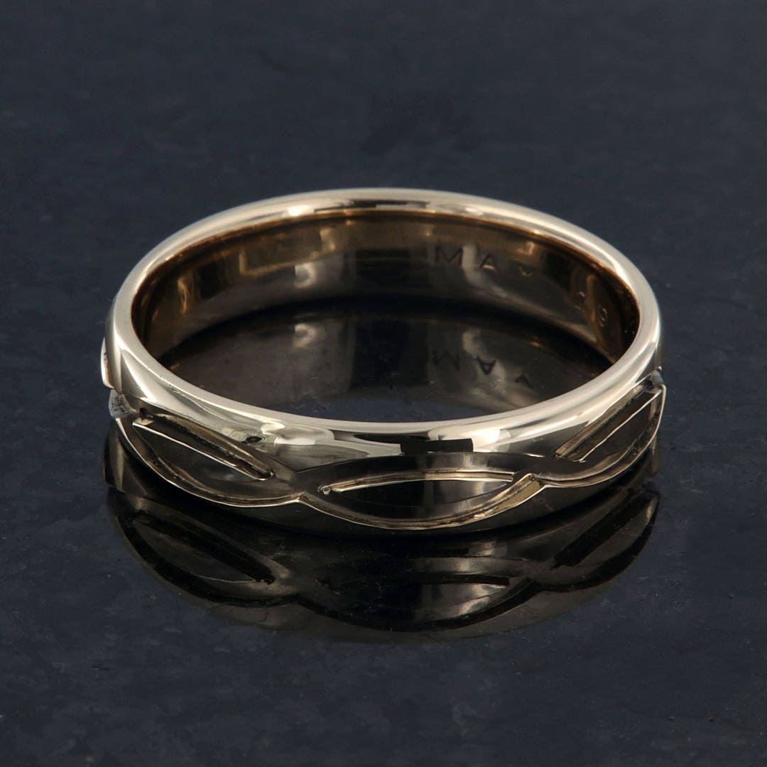 Custom Infinity Ring 18k Solid Gold Infinity Ring, Custom Infinity Jewelry Wedding Rings and ...