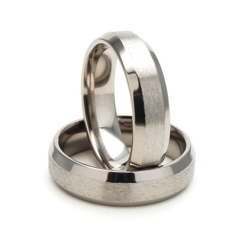 New 6mm Wide Comfort Fit 6B-ST Titanium
