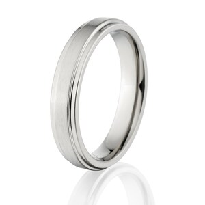 Nieuwe titanium ring van 4 mm breed - 4RC-BC
