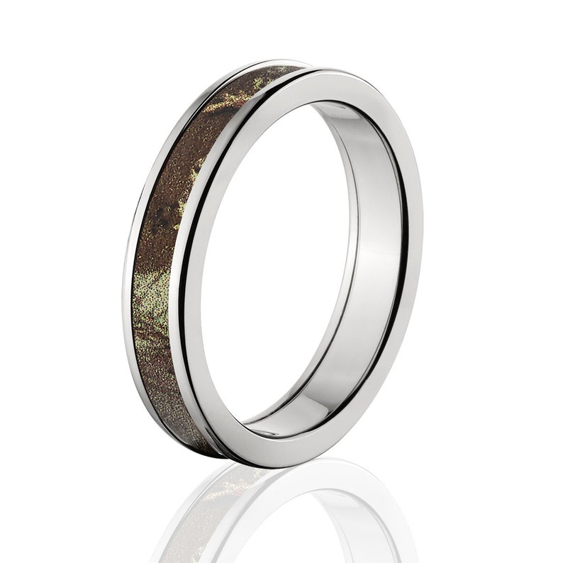 Camouflage Wedding Band Custom Camo Wedding Ring Realtree Max Camo Pattern Camo Jewelry RealTree Max Camo Ring 4HR/_RTMAX1